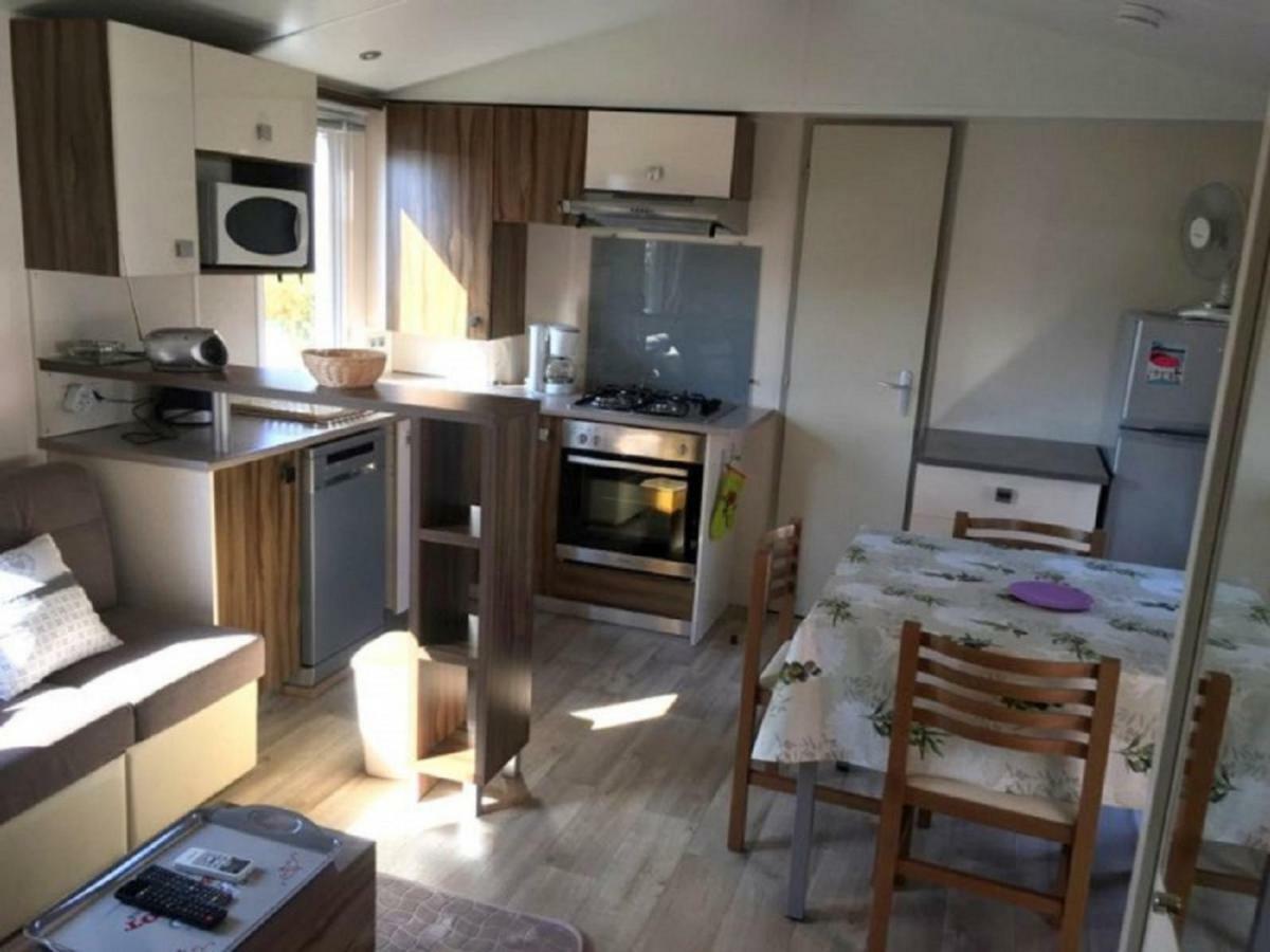 Gastes Mobile Home Ht De Gamme Climatise Dans Le Camping **** De La Reserve מראה חיצוני תמונה